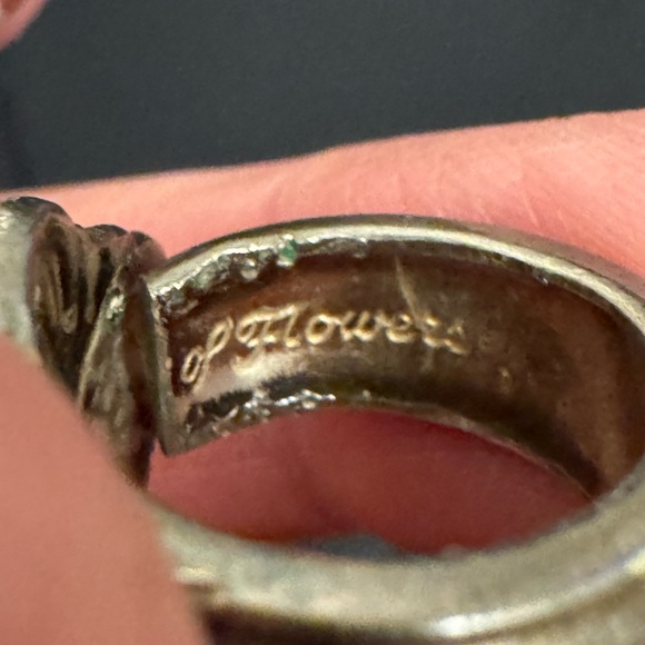 Vintage Antique Silver Spoon Ring - Picture 5 of 5